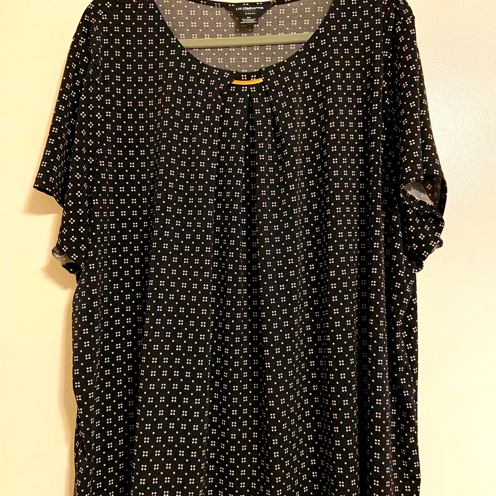 Liz Claiborne patterned blouse